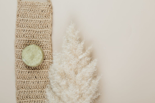 A top-view image of natural and organic products